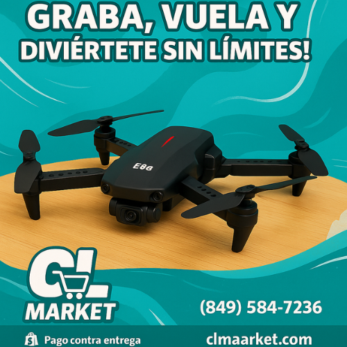 Drone E88™ – Cámara HD y Control Smart