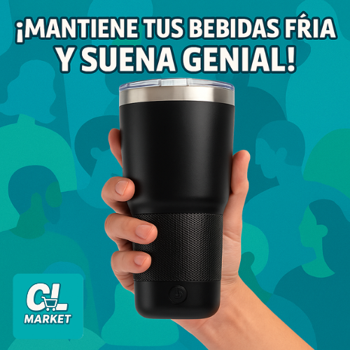 Vaso Termico Con Bocina SoundSip™ Pro