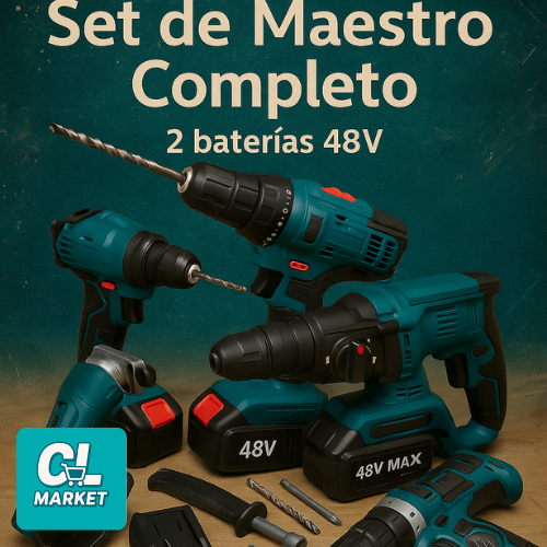 Set De Maestro Completo. 2 baterias 48V