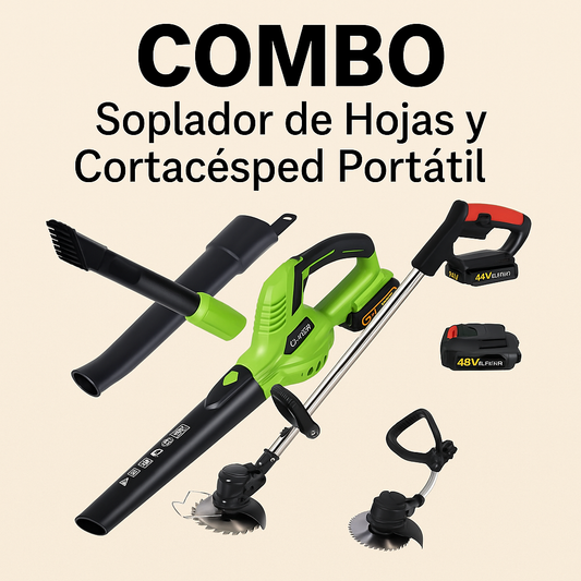 Combo Jardinero GreenPower Duo. 2 Baterias 48V