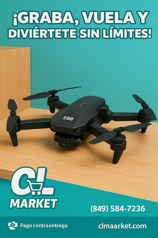 Drone E88™ – Cámara HD y Control Smart