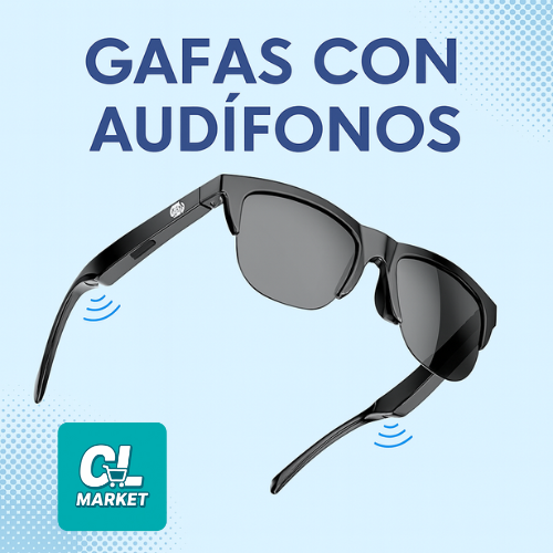 Gafa con auriculares
